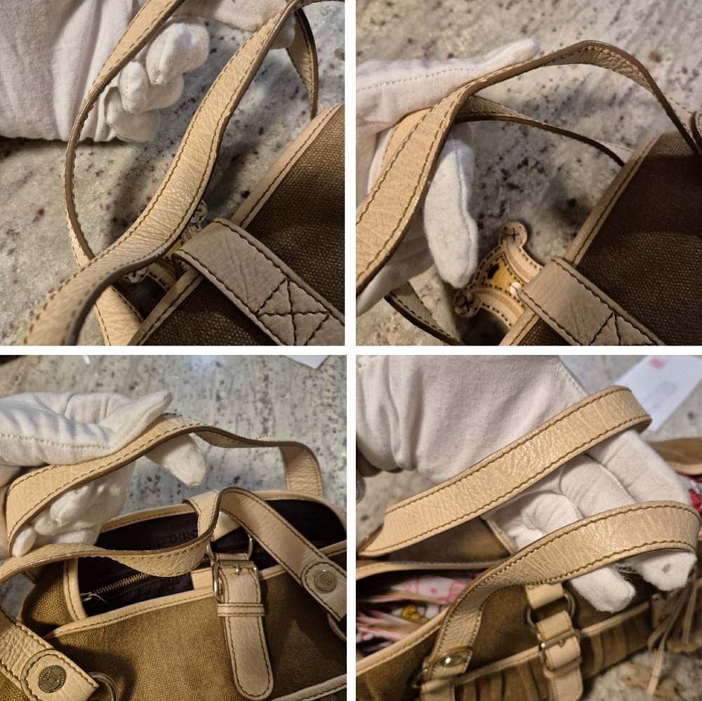 Celine Paris Canvas & Leather Boogie Tassel Bag - Picture 12 of 16